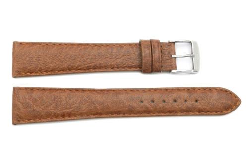 ZRC Genuine Buffalo Leather Waterproof Anti-Allergic Long Watch Strap image