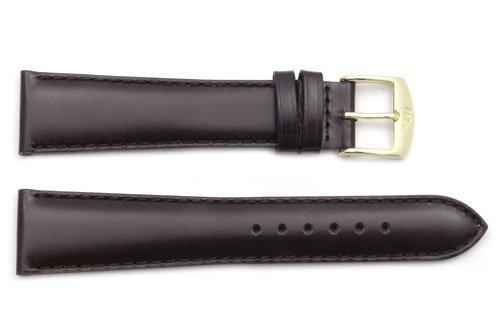 ZRC Genuine Smooth Soft Calfskin Leather Anti-Allergic Waterproof Watch Strap image