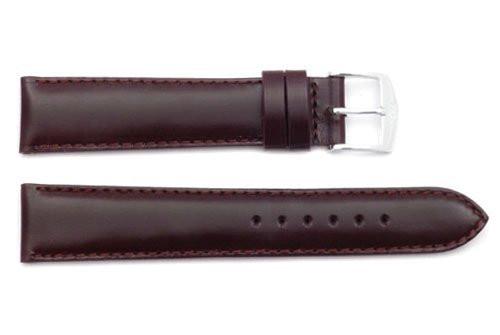 ZRC Genuine Smooth Soft Calfskin Leather Anti-Allergic Waterproof Watch Strap image