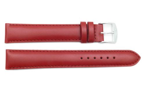 ZRC Genuine Smooth Soft Calfskin Leather Anti-Allergic Waterproof Long Watch Strap image