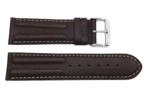 Waterproof Leather Contour Padded Watch Band image