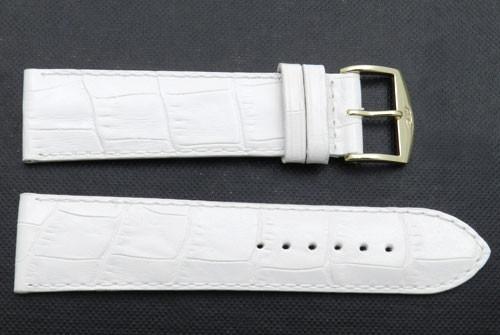 ZRC Genuine Leather Alligator Grain Waterproof Anti-Allergic Watch Strap image