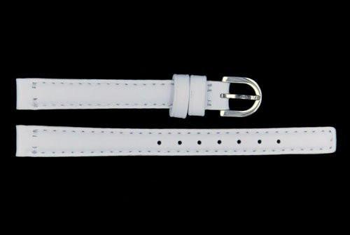 Genuine Coach 10mm White Genuine Smooth Leather Watch Strap image