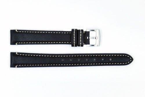 Genuine Coach 14mm Black Genuine Smooth Leather Watch Strap image