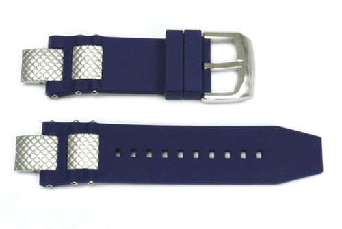 Genuine Invicta Subaqua Mens Polyurethane Blue 28mm/16mm Watch Band image