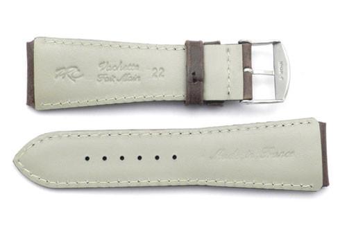 ZRC Genuine Smooth Soft Handmade Cow Leather Watch Band image