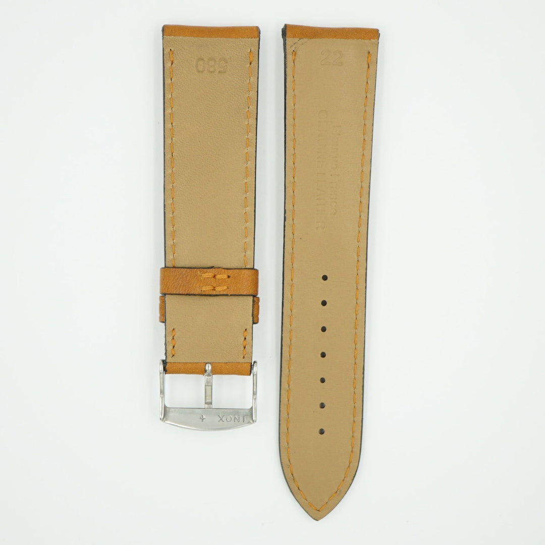 Viena Tan Padded Leather Watch Strap image