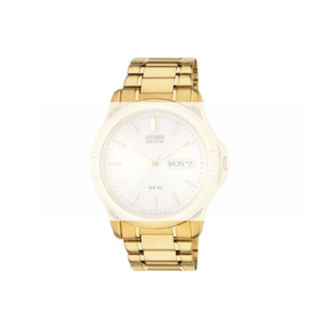 CITIZEN GOLD TONE STAINLESS STEEL BRACELET BM8142 image