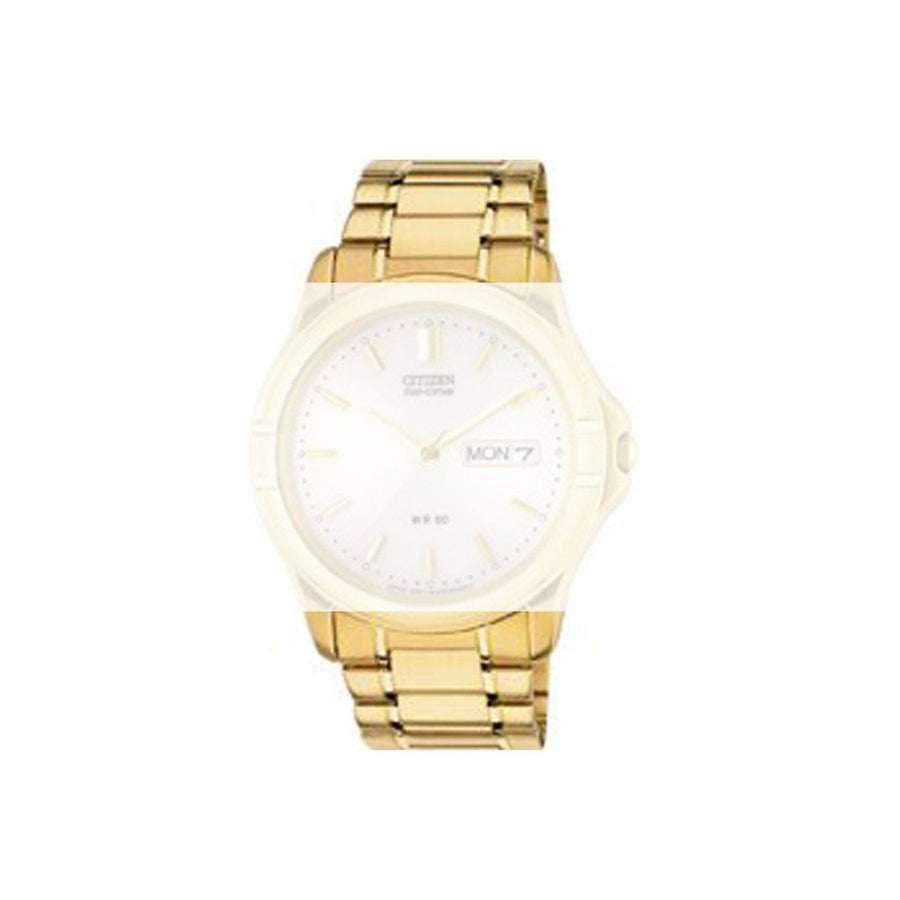 CITIZEN GOLD TONE STAINLESS STEEL BRACELET BM8142 image