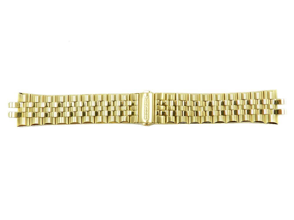 Citizen Corso 22mm Gold Tone Stainless Steel Bracelet Watch Band image