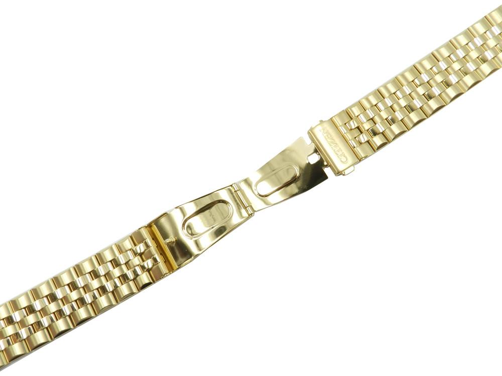 Citizen Corso 22mm Gold Tone Stainless Steel Bracelet Watch Band image