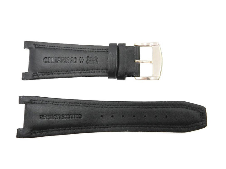 Citizen Black Leather 26mm Integrated Fit Watch Strap image