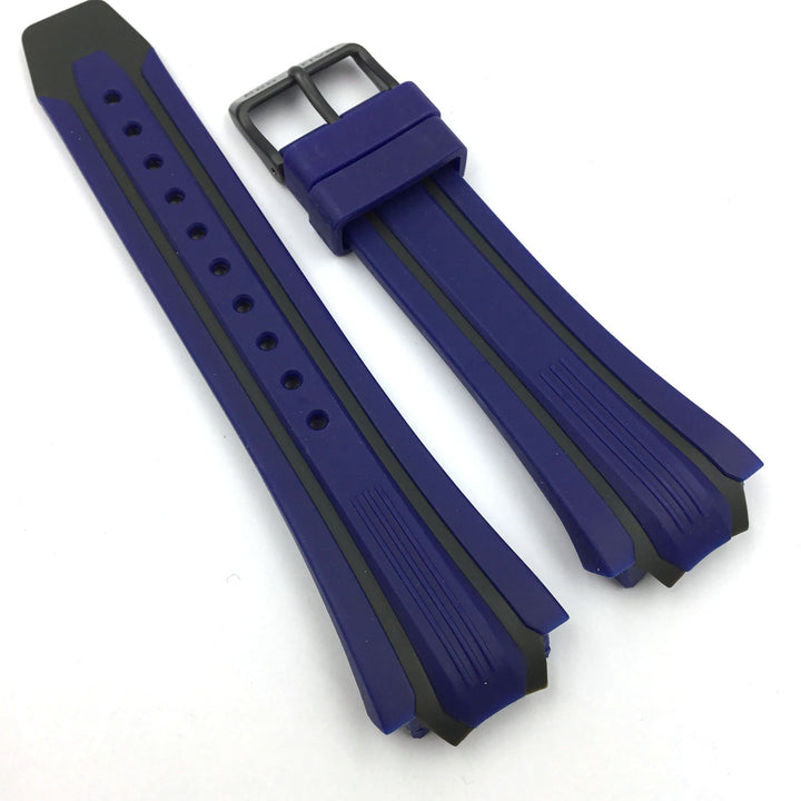 CITIZEN ECO DRIVE WATCH STRAP BLACK/BLUE POLYURETHANE image