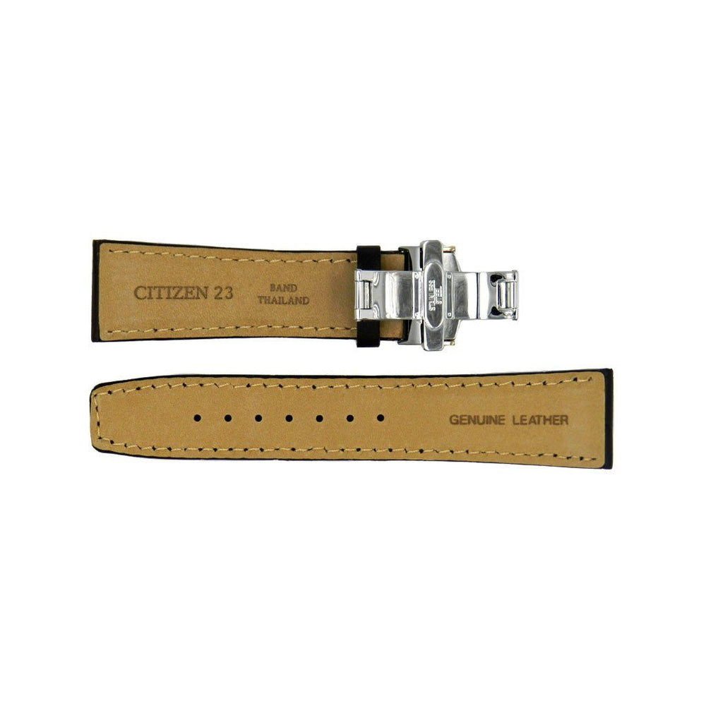 Genuine Citizen Eco-Drive Brown Alligator Grain 23mm Leather Watch Strap image