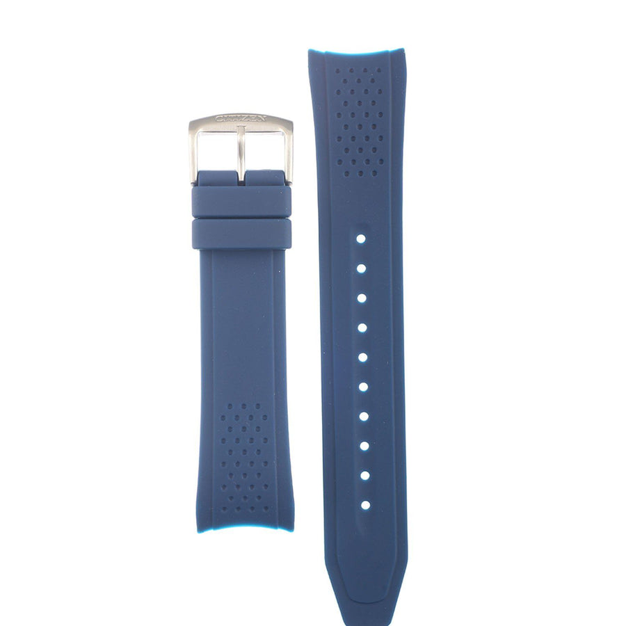 CITIZEN WATCH STRAP BLUE RUBBER BAND 59-S53887 image