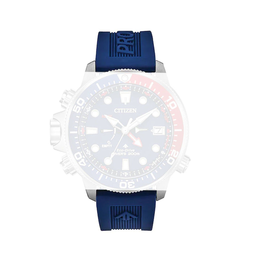 Citizen 59-S54060 Blue Silicone Rubber Strap 22mm image