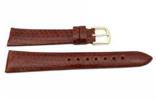 Hadley Roma Genuine Tan Water Snake Watch Strap