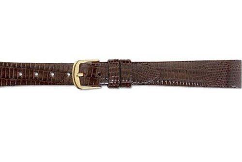 Hadley Roma Brown Genuine Teju Lizard Ladies Watch Band