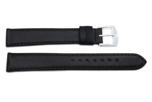 ZRC Genuine Calfskin Leather Flat Smooth Anti-Allergic Watch Strap image