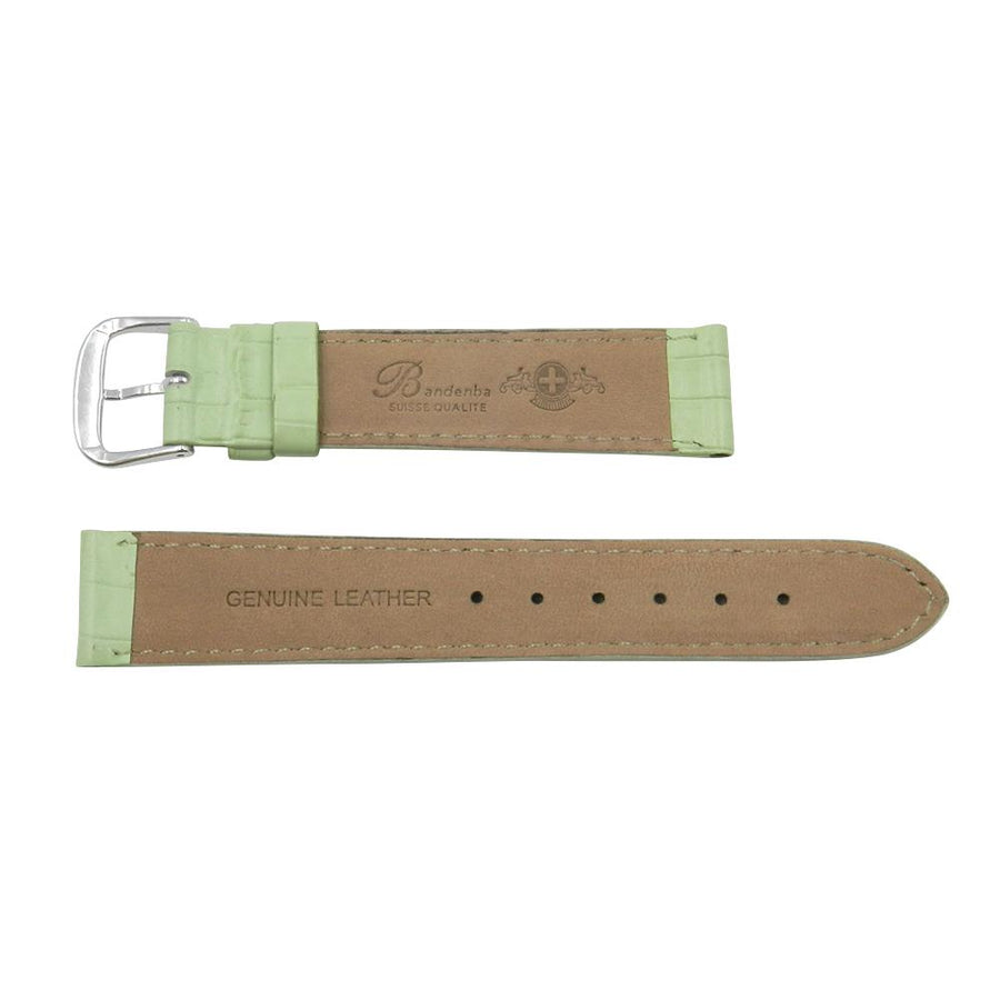 Genuine Leather Alligator Grain Mint Watch Strap image