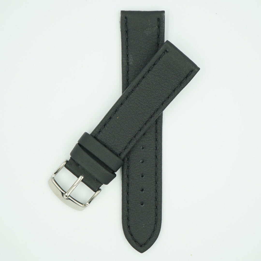 Lorica Vegan Leather Black Watch Strap image