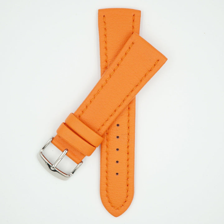 Lorica Vegan Leather Orange Watch Strap image