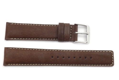 ZRC Genuine Smooth Soft Washable Handmade Cow Leather Watch Band image