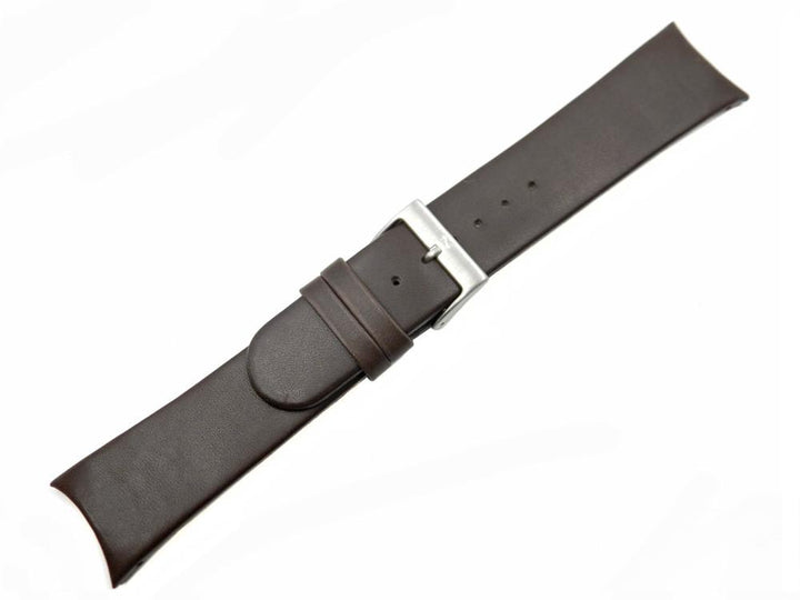 Genuine Skagen Dark Brown Genuine Leather 24mm Watch Strap - PINS image