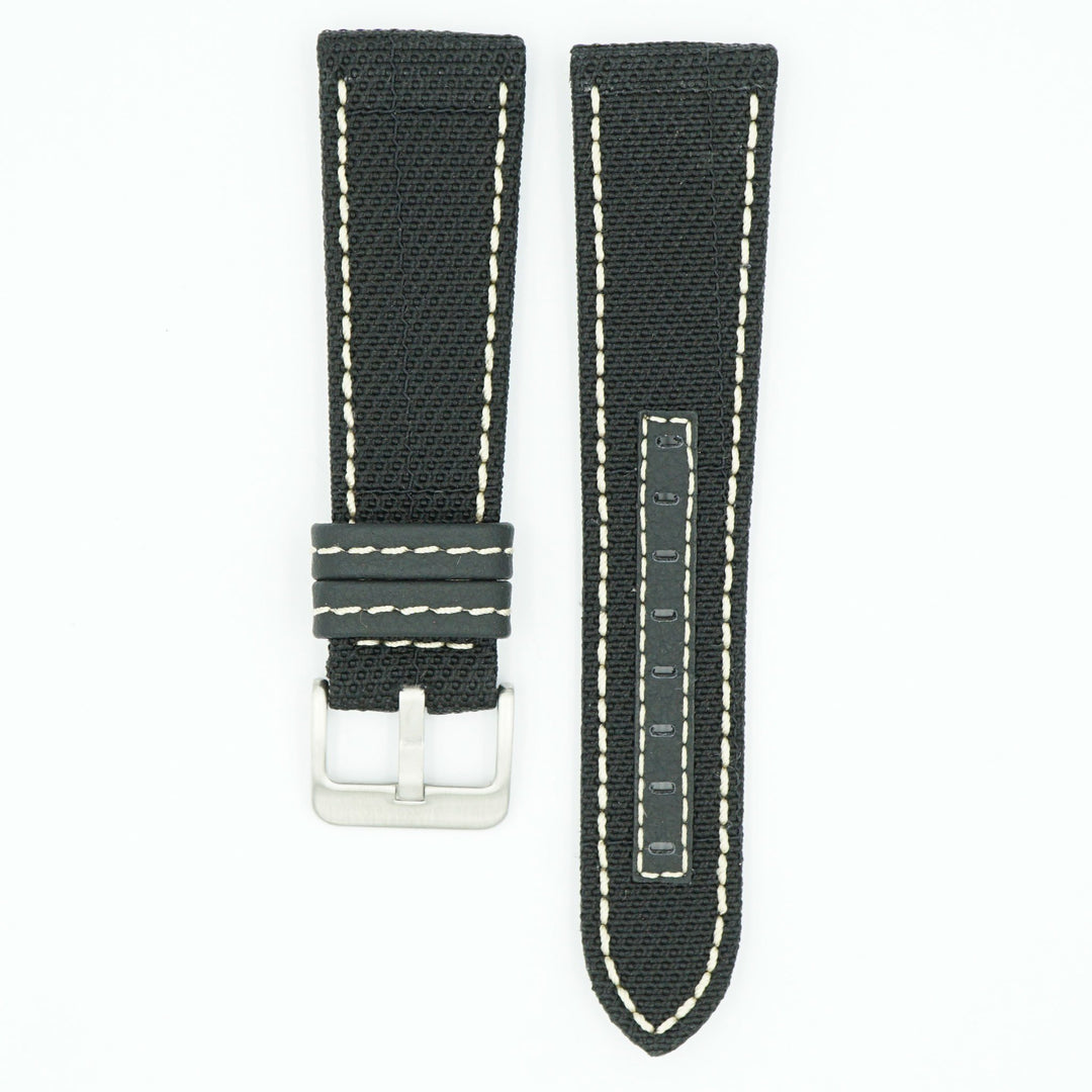 Kevlar Black/White Water Resist Watch Strap image