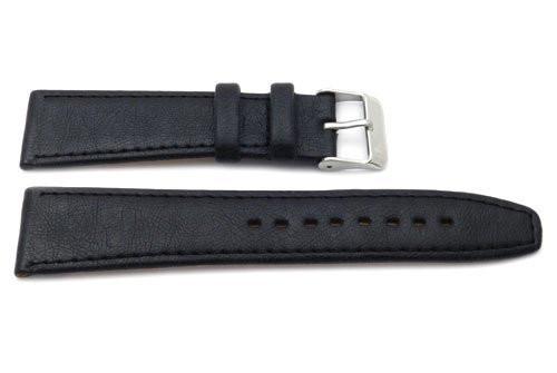 Genuine Soft Calfskin Leather German Design Textured Smooth Watch Strap