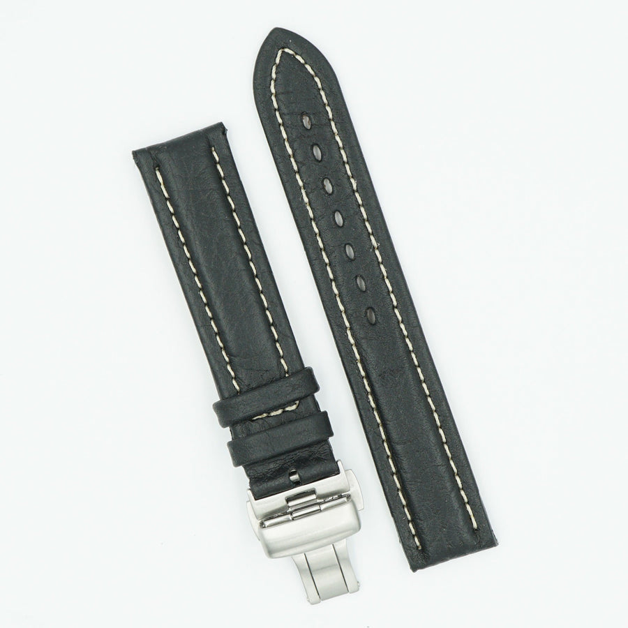 Remborde Leather Black Deployant Watch Band image