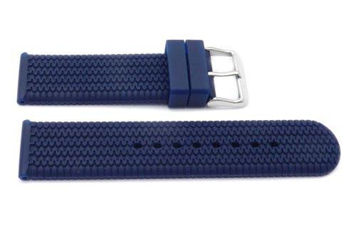 Genuine Silicone Textured Sport Tire Track Style Watch Strap