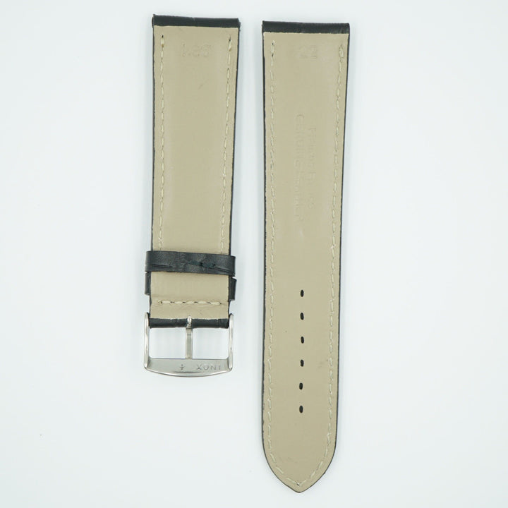 Florence Black Alligator Grain Leather Watch Band image