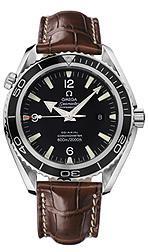 Omega Planet Ocean 22mm Alligator Brown Strap image