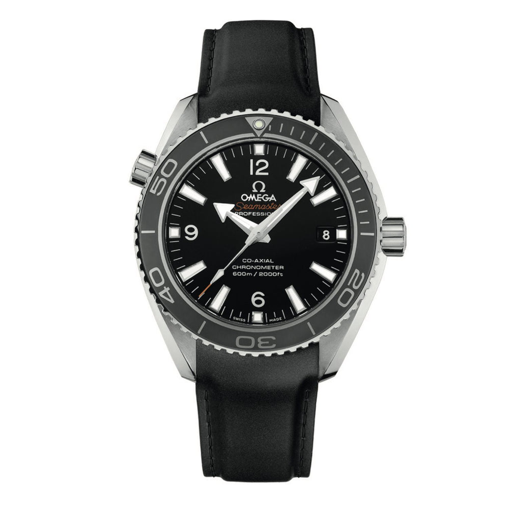 Omega 20mm Planet Ocean Black Rubber Strap image