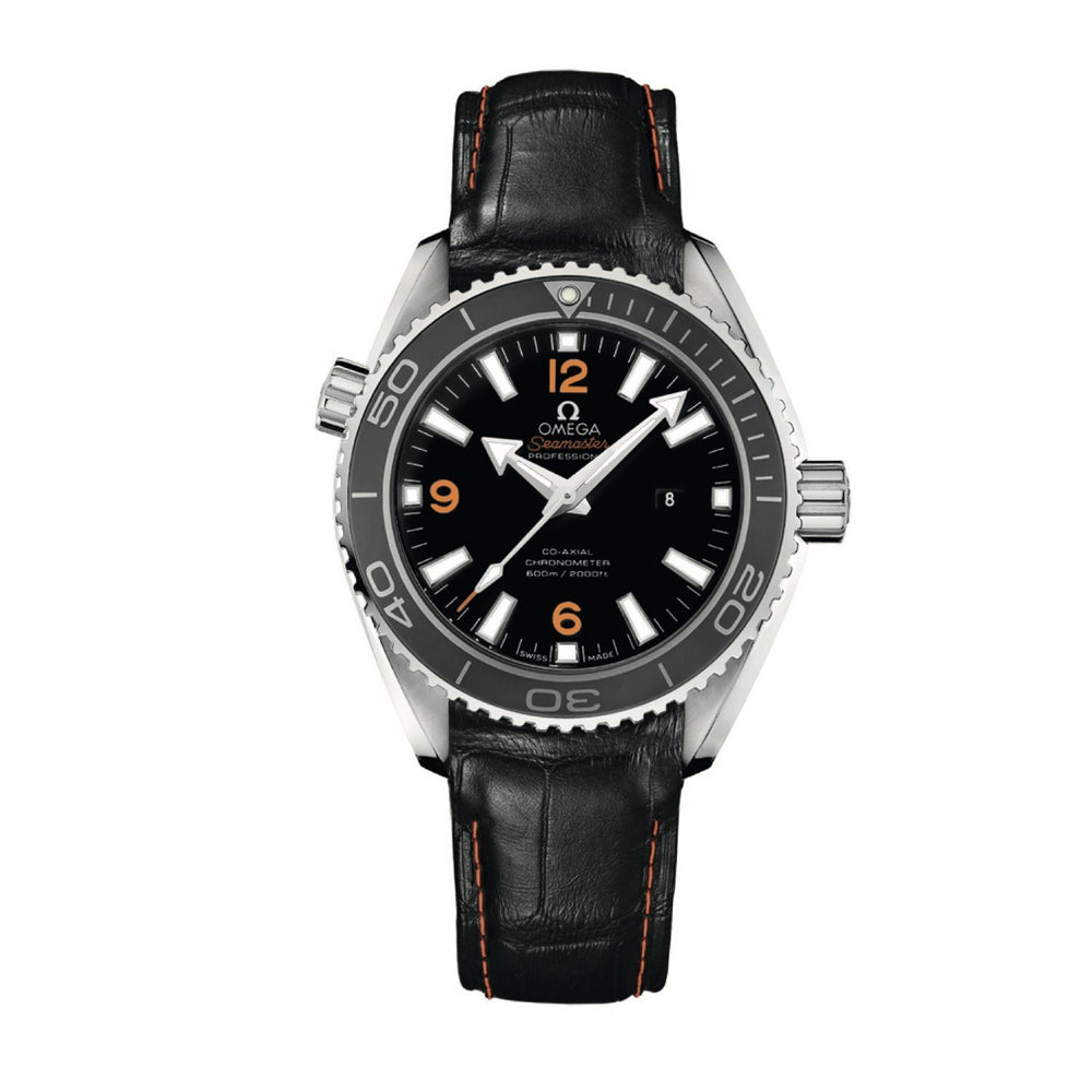 Omega 18mm Planet Ocean Black Strap image