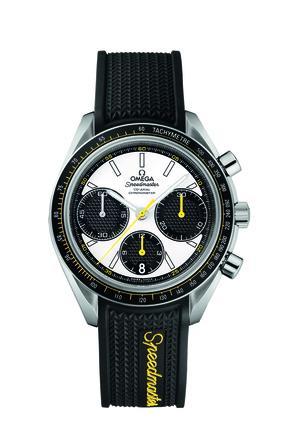 Omega Speedmaster Racing 19mm Black Rubber Strap 98000417 image