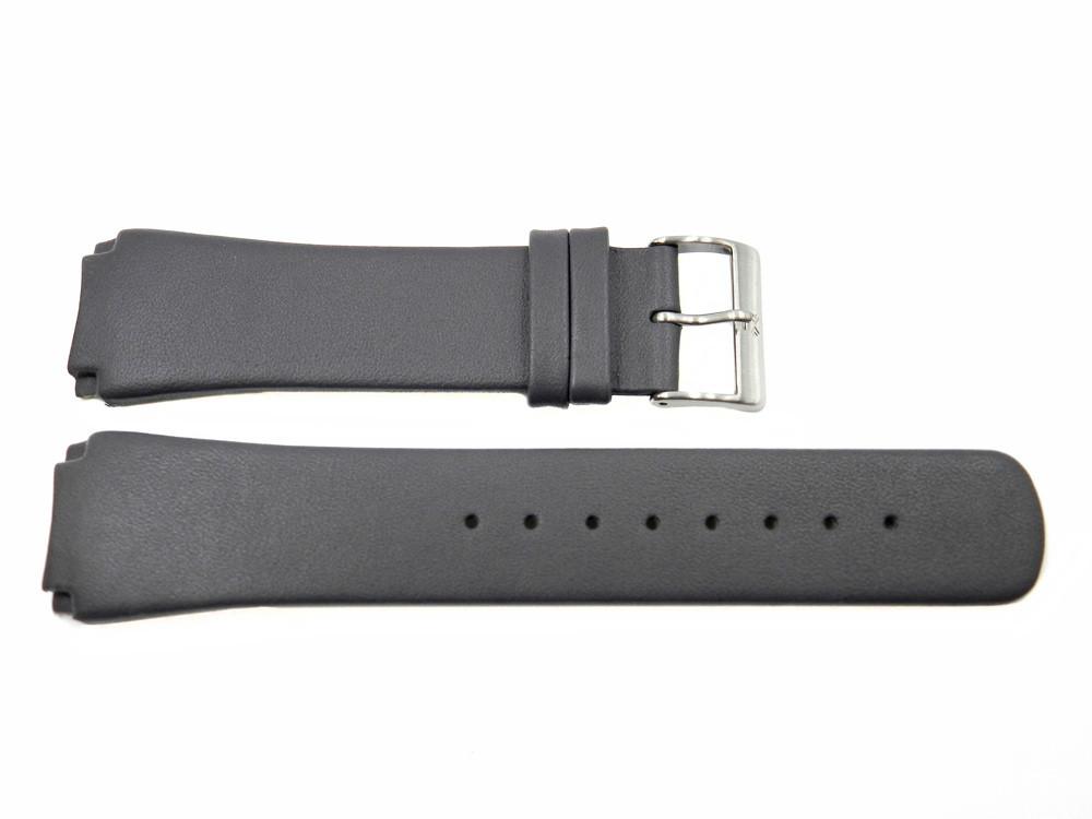 Genuine Skagen Gray Leather 23mm Watch Strap - Screws image