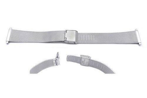 Hadley Roma Stainless Steel Fashion Mesh Design Watch Strap