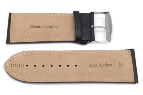 Genuine Smooth Leather Extra Wide 32mm Watch Strap image