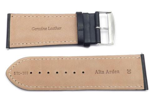 Genuine Smooth Leather Extra Wide 30mm Watch Strap image