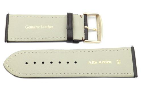 Genuine Smooth Leather Extra Wide 28mm Watch Strap image