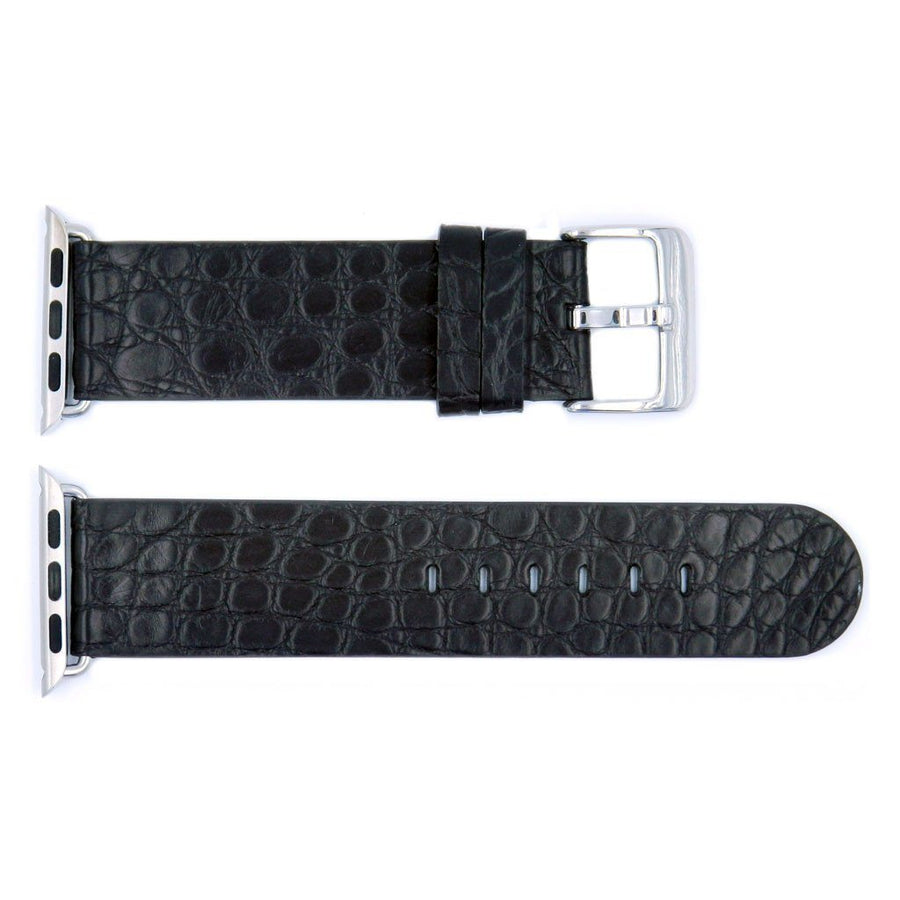 Hadley Roma Apple Compatible Genuine Alligator Watch Strap image