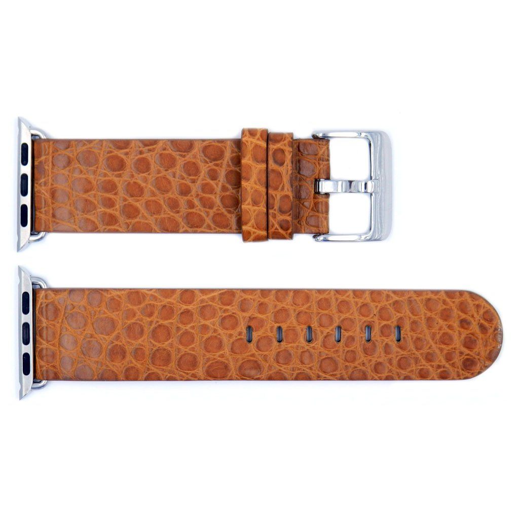 Hadley Roma Apple Compatible Genuine Alligator Watch Strap image