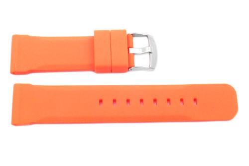 Genuine Silicone 24mm Smooth B-RB109 Watch Band image