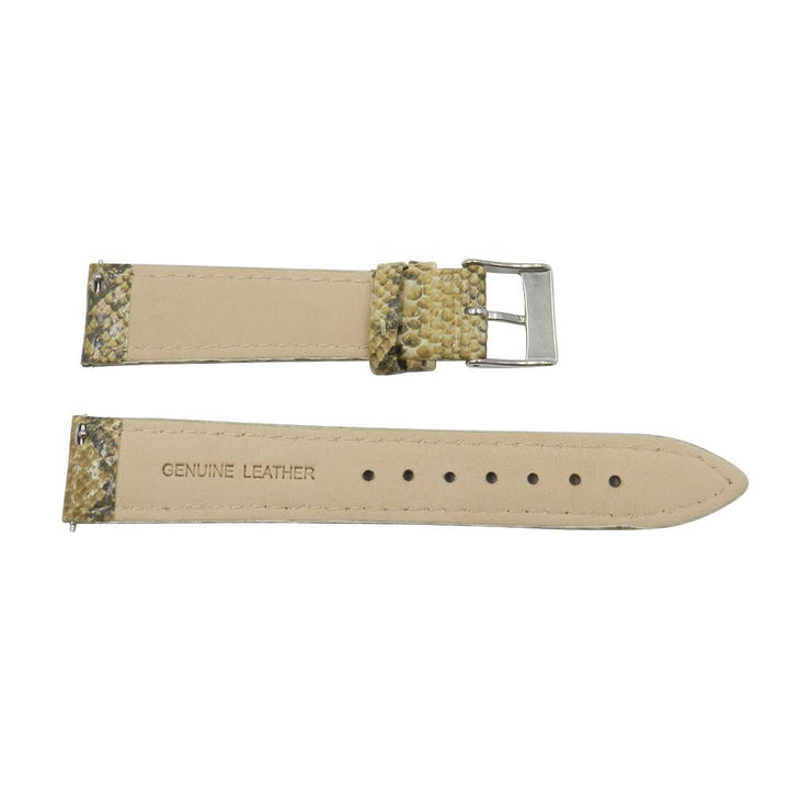 Python Exotic Tan Leather Strap image