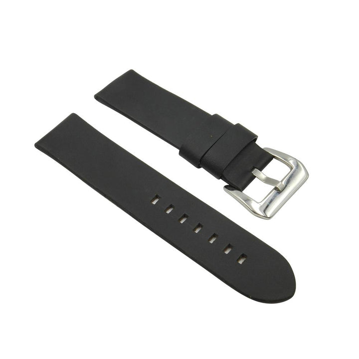 Wide Soft Leather Black Strap image