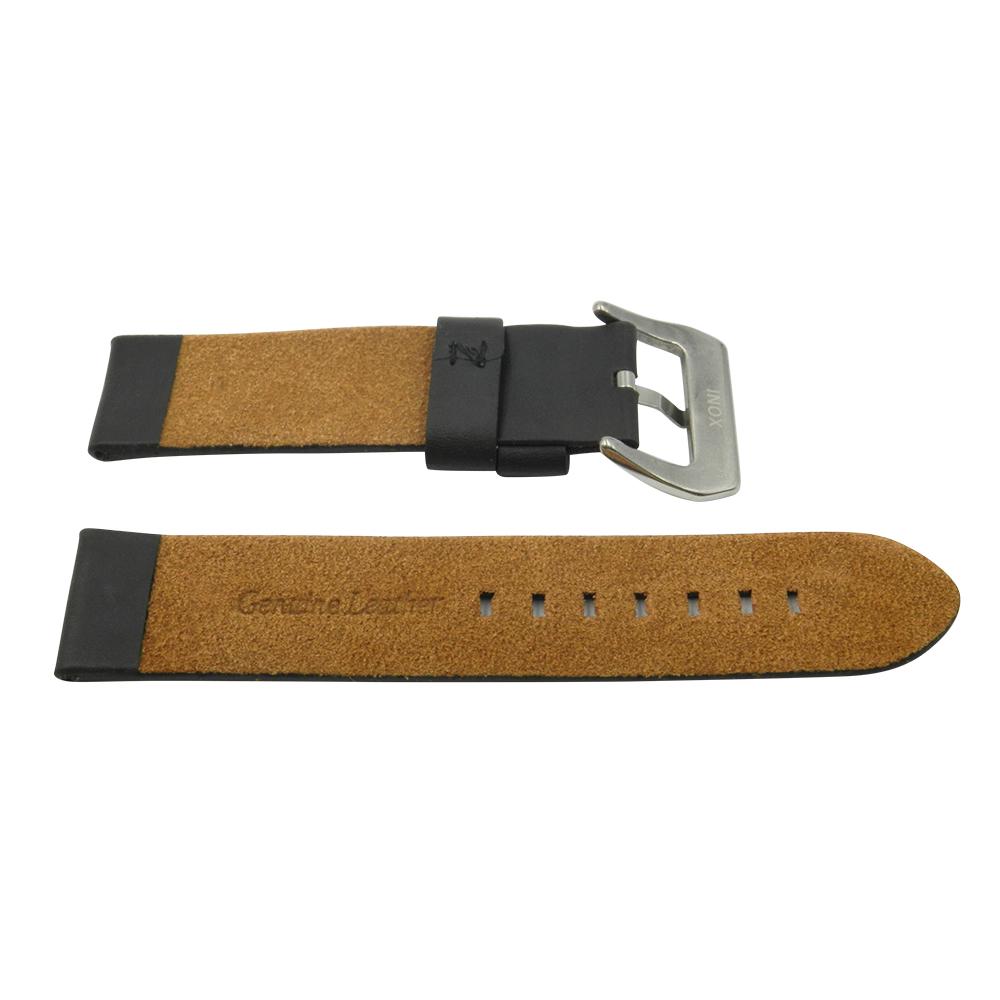 Wide Soft Leather Black Strap image