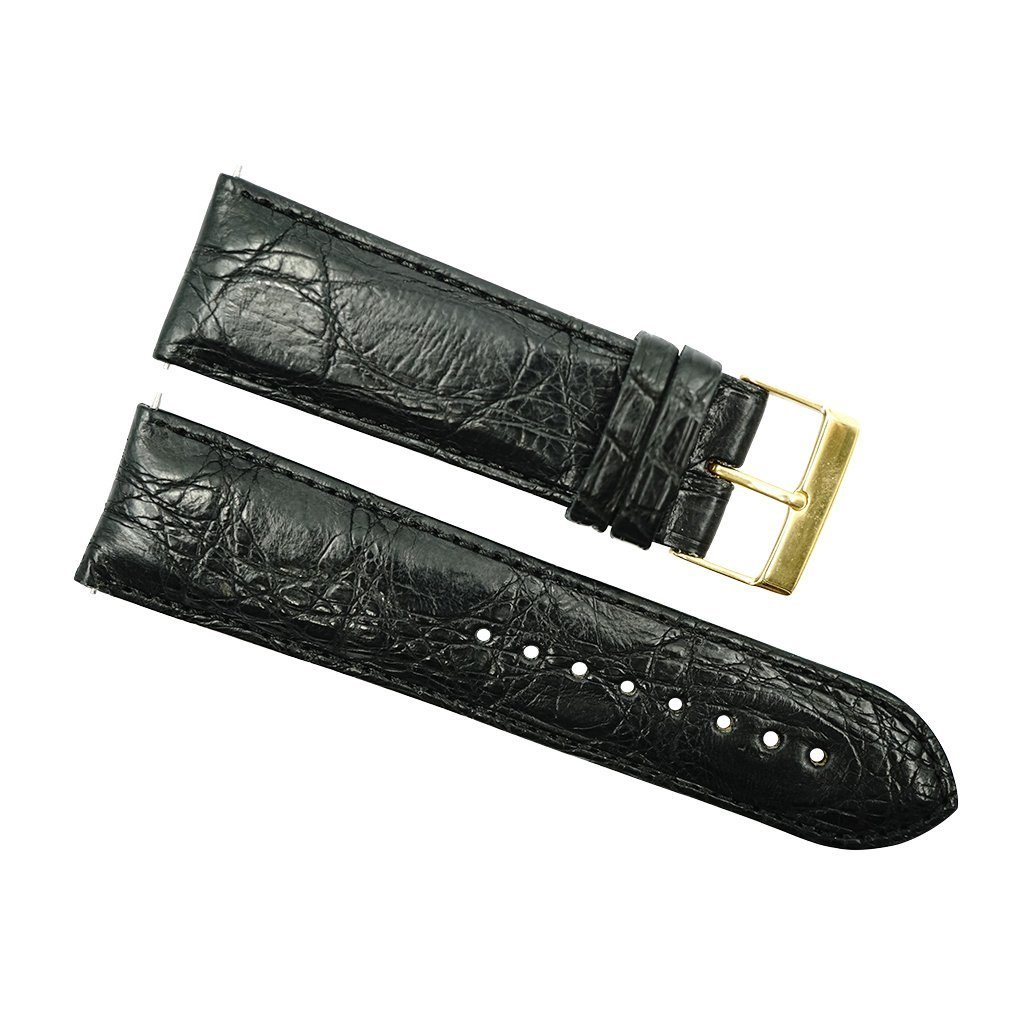 24mm genuine crocodile strap