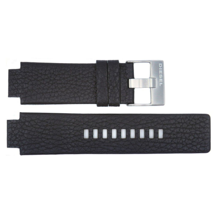 Genuine Diesel Cliffhanger DZ1089 Black Leather Watch Band image